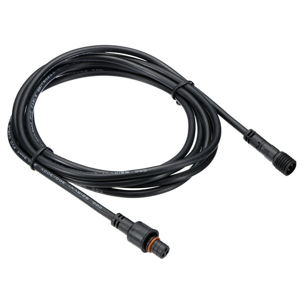 BTF-LIGHTING 9.84ft 3 Pin 18AWG IP68 Cable De Extensión Con Conectores Macho Y Hembra Para Un Solo Color Ws2811 Ws2812b Etc Tira Led 0 591 In Tuerca - Foto 3