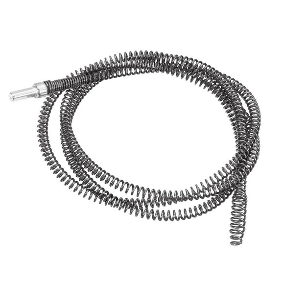 Uxcell 6.56Ft Drain Auger Cable, Flexible Plumbing Snake Pipe Drain Cleaner for Kitchen