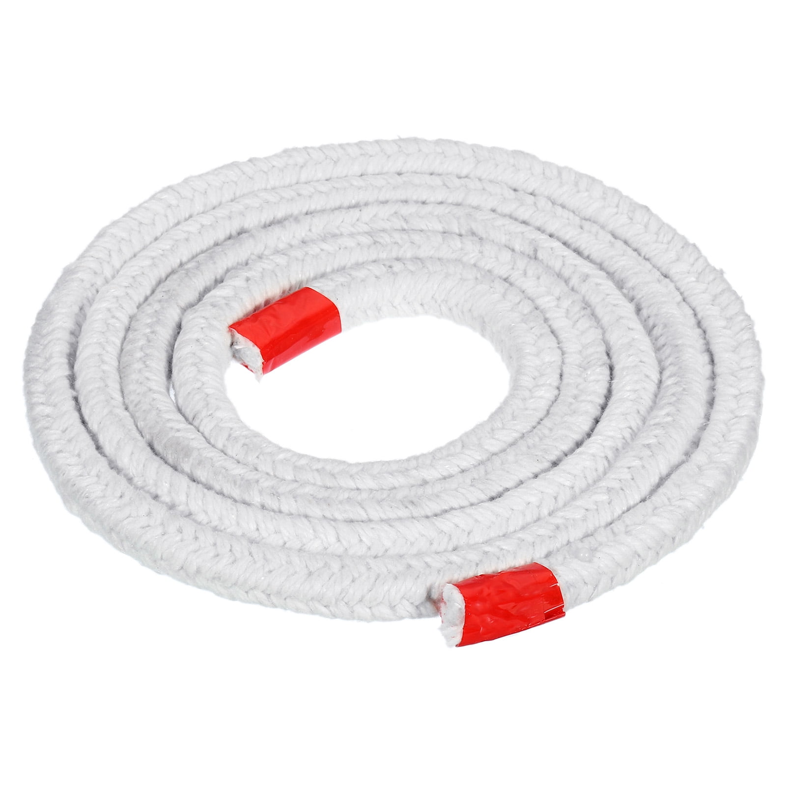 Uxcell 6.57ft x 0.39inch Ceramic Fiber Rope Square Braided Gasket Seal ...