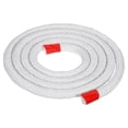 thumbnail image 1 of Uxcell 6.57ft x 0.51 inch Ceramic Fiber Rope Round Braided Gasket Seal White, 1 of 4