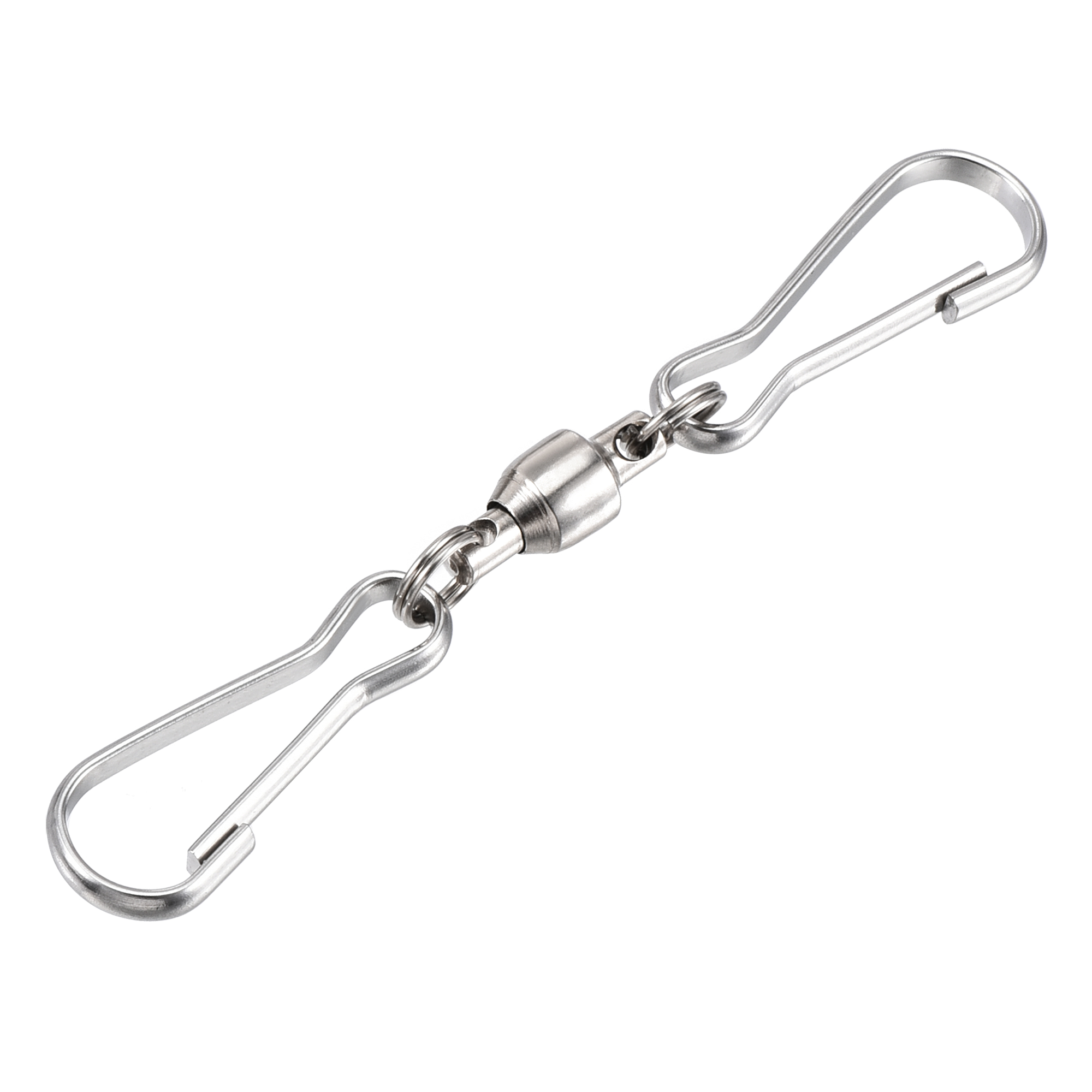 Uxcell 6.5cm 360 Degree Rotating Hanging Dual Swivel Clips 8 Pack