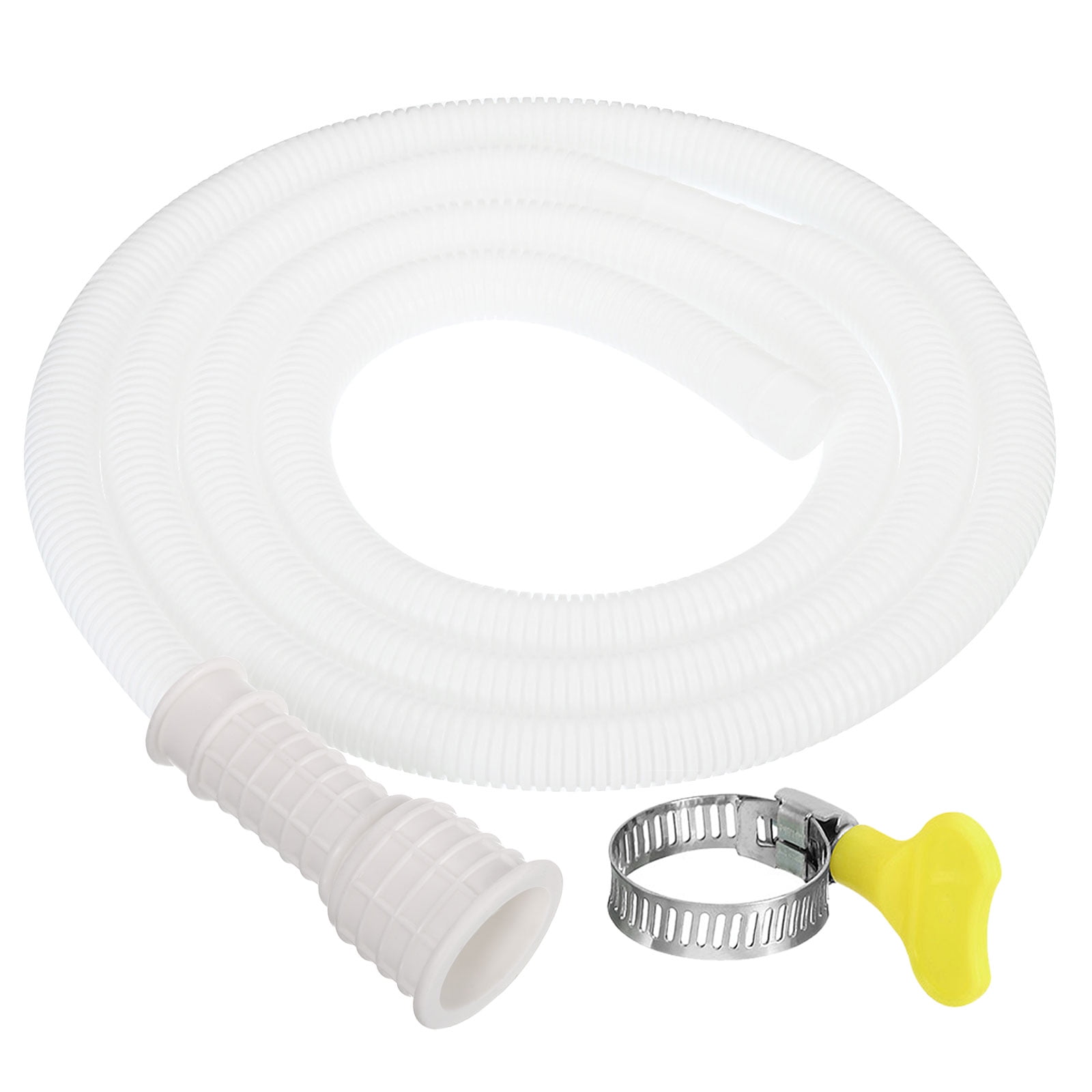 Uxcell 6.5ft Air Conditioner Drain Hose, 1625mm Mouth Universal Drain AC Drain Hose with Clamp