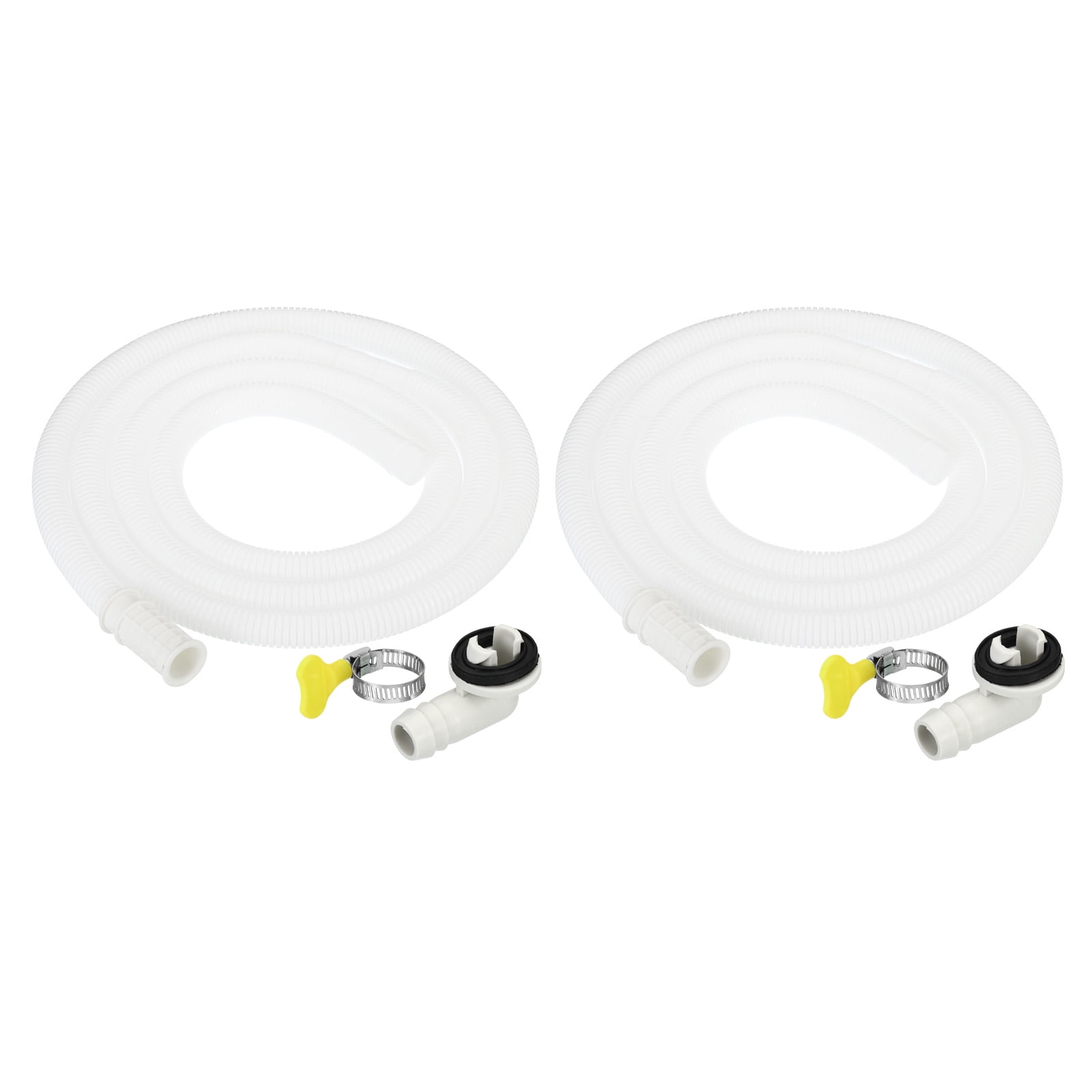Uxcell 6.5ft Air Conditioner Drain Hose Kit, 2 Kit Universal Drain Connector Drain Hose with