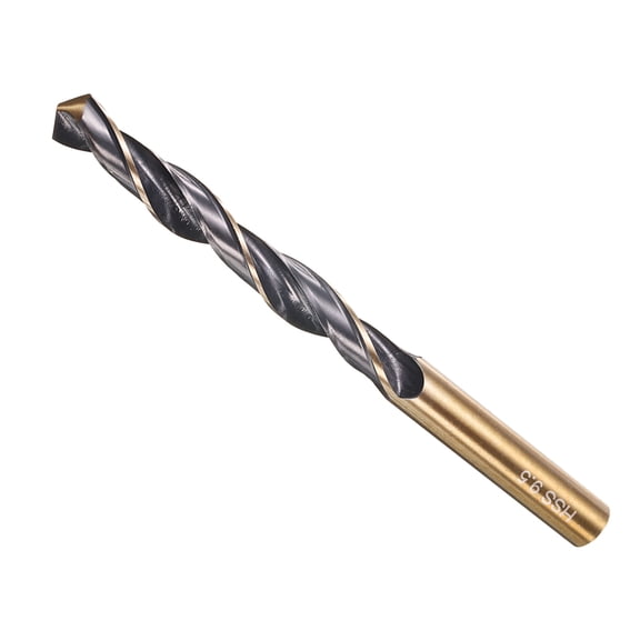 Uxcell 6.5mm Drill Bit, Jobber Straight Shank M2 High-Speed Steel 135 for Stainless Steel Hard Metal - 2 Pack