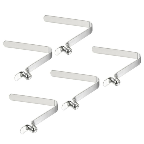 Uxcell 6.5x5mm Kayak Paddle Snaps, Hollow Button Single Pin Lock Tube Tent Pole Spring Clips, 5 Pack