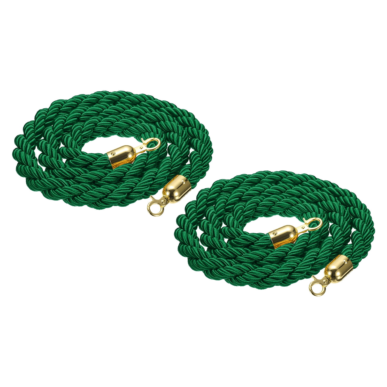 Queue Seporator Rope Uxcell Twisted Stanchion Rope, Barrier Rope Twisted Post Ropes with ...