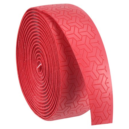 Uxcell 6.6ft NonSlip PU Overgrip Racket Grip Tape for Tennis Badminton, Red