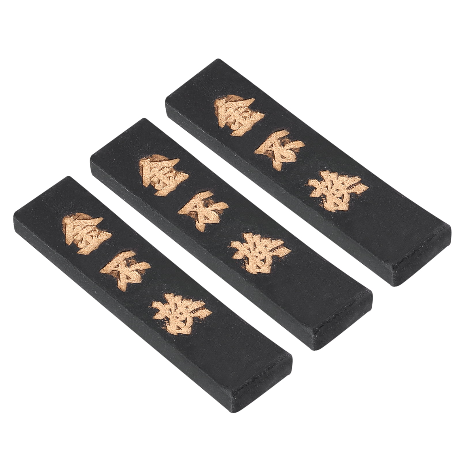 Uxcell 6.6x1.7x0.6cm Chinese Calligraphy Ink Stick, 3 Pcs Rectangle Ink ...
