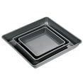 thumbnail image 1 of Uxcell 6" 7" 10" Plastic Square Plant Pot Saucer Flower Drip Tray, Gray 6in1 Set, 1 of 5