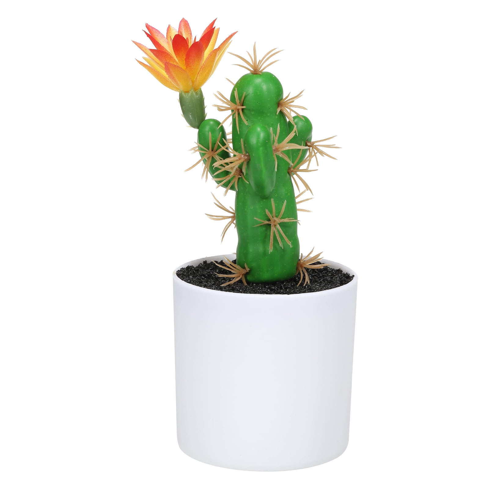 4pcs Mini Artificial Cactus Decoration Craft, Cute Fake Potted Cactus For  Home Decor