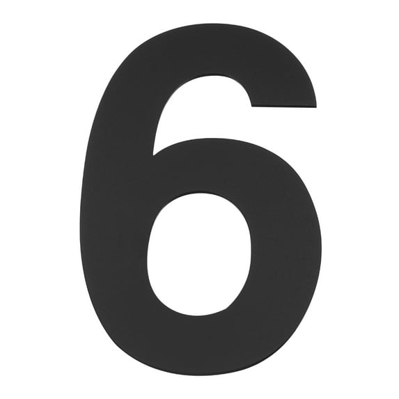 Uxcell 6 House Numbers Self-Adhesive for Outside Stick On 3.5" x 2", 1 Pcs