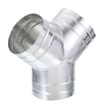 thumbnail image 1 of Uxcell 6 Inch 3 Way Duct Splitter Y Connector Air Vent Duct Hose Exhaust Pipe Adapter, 1 of 5