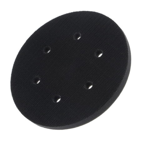 Uxcell 6 Inch 6 Holes Sponge Interface Pad Soft Density Hook and Loop Cushion Buffer Pad