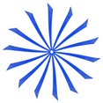 thumbnail image 1 of Arrow Vanes Turkey Archery Arrows Feathers Fletching, Left Wing Fit for Hunting Target Shooting Sky Blue, 1 of 5