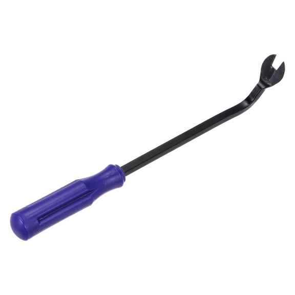 Uxcell 6 Inch Black Oxide Fastener Remover Clip Removal Tool with Blue Plastic Handle