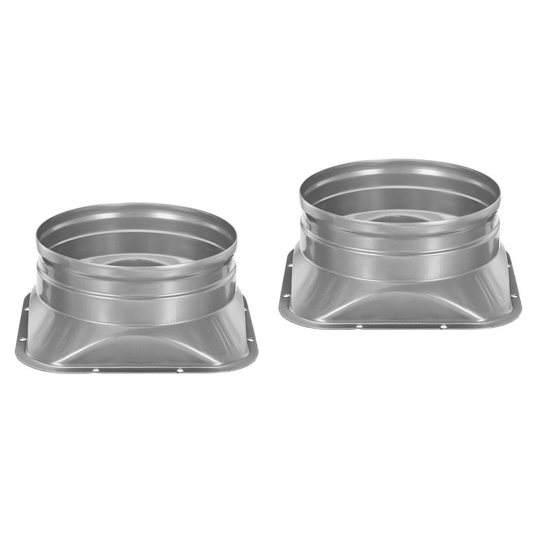 Uxcell 6 Inch Duct Connector Flange Square to Round