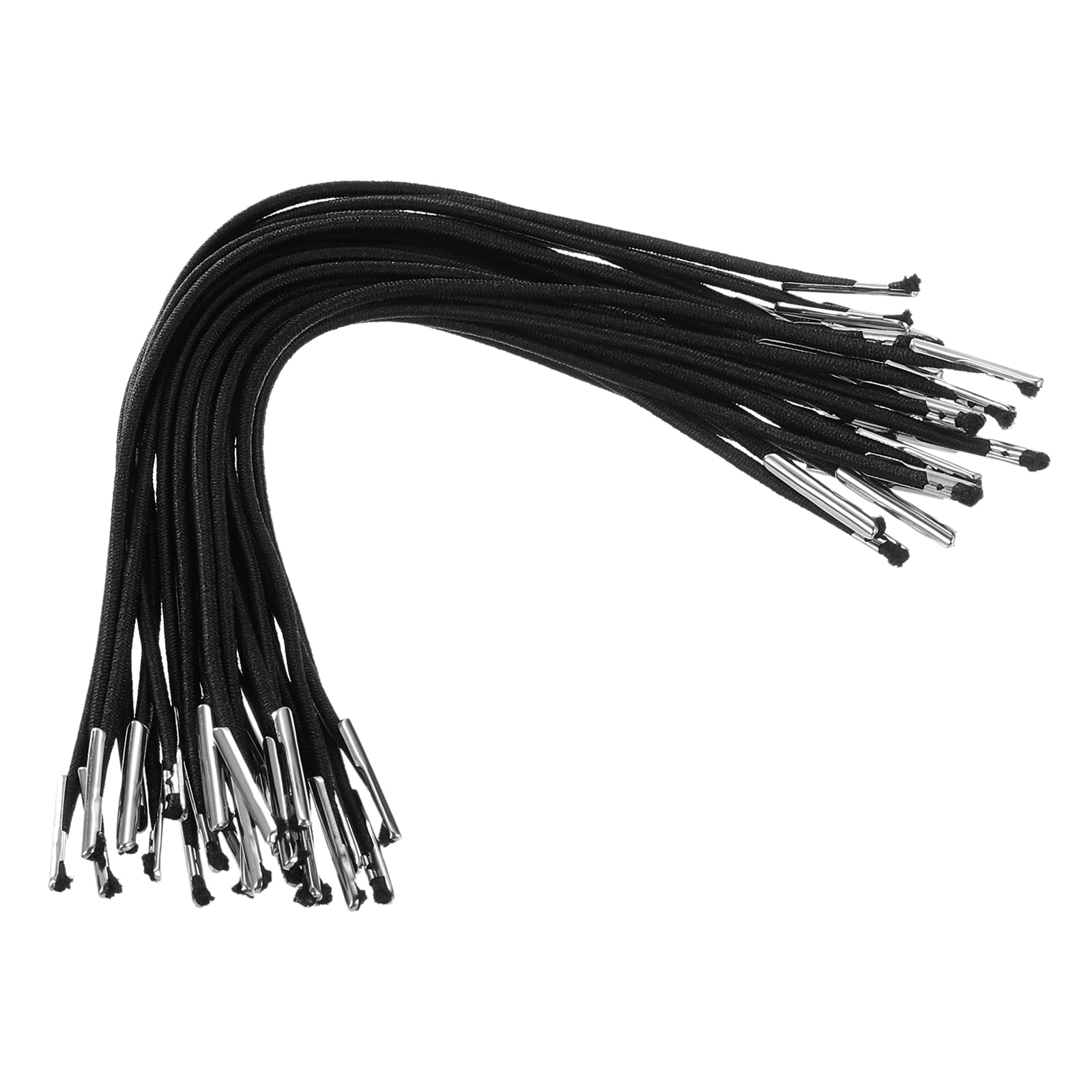 Uxcell 6 Inch Elastic Barbed Cord 1.6mm Loop Stretch Round String with ...