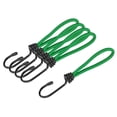 thumbnail image 1 of Uxcell 6 Inch Elastic Cords with Hook Fixed Straps for Camping Tent Canopy Green 5 Pack, 1 of 5