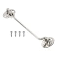 thumbnail image 1 of Uxcell 6 Inch Hook Eye Latch, Stainless Steel Privacy Hook and Eye Latch Gate Latch Lock, Silver Tone, 1 of 6