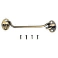 thumbnail image 1 of Uxcell 6 inch Hook and Eye Latch Barn Door Lock Stainless Steel, Bronze Tone, 1 of 7