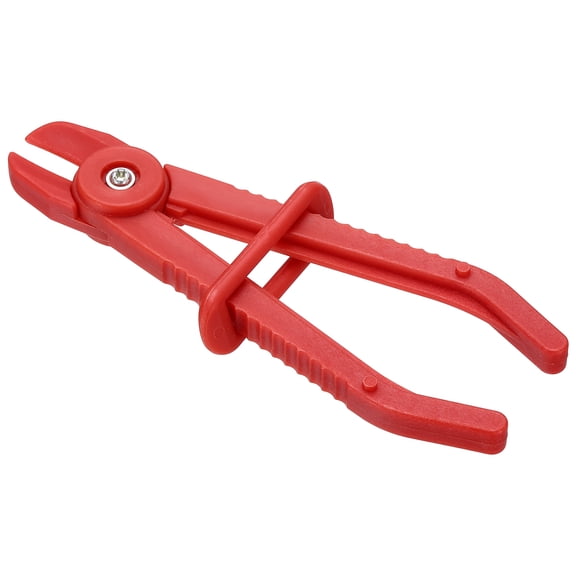 Uxcell 6 Inch Hose Pinch Pliers, Plastic Hose Locking Pliers Multi-Functional Nylon Clamp Tools for Repairing Coolant Fuel Systems Automotive Repairs, Red