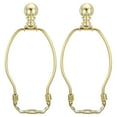 thumbnail image 1 of Uxcell 6 Inch Lamp Harp Kit with Finial Lamp Shade Holder Gold Tone 2 Set, 1 of 6