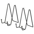 thumbnail image 1 of Uxcell 6 Inch Plate Stands for Display, Black Iron Easel Holder for Picture Frame 2 Pack, 1 of 5
