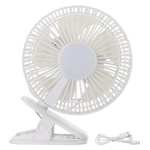 Uxcell 6 Inch Portable Desk Fan, Camping Fan 3 Speeds Clip USB