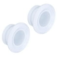 thumbnail image 1 of Uxcell 6 Inch Round Air Vent Covers, 2pcs ABS Adjustable Ball Jet Nozzle Air Diffuser for Bathroom Kitchen, White, 1 of 5