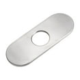 Uxcell 6 Inch Sink Hole Cover, Deck Plate Escutcheon for Bathroom or