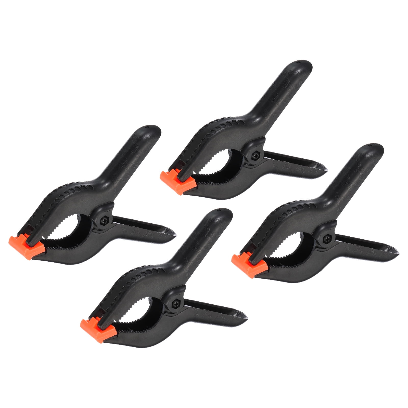 Uxcell 6 Inch Spring Clamps, 4 Pack Plastic Flexible Anti Slip