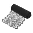 thumbnail image 1 of Uxcell Lace Ribbon Floral Pattern Embroidered Lace Ribbon for Sewing Making, and DIY Crafts, Gift Wrapping Wedding Decor Black, 1 of 7