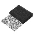 thumbnail image 1 of Uxcell 6" Wide 5 Yard Lace Ribbon Floral Pattern Black Lace Trim Ribbon, 1 of 5