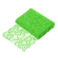 thumbnail image 1 of Uxcell 6" Wide 5 Yard Lace Ribbon Floral Pattern Green Lace Trim Ribbon, 1 of 5