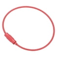 thumbnail image 1 of Uxcell 6 Inch Wire Keychain Cable Titanium Steel Key Ring Loop for Outdoor Hiking, Red, 15 Pack, 1 of 6