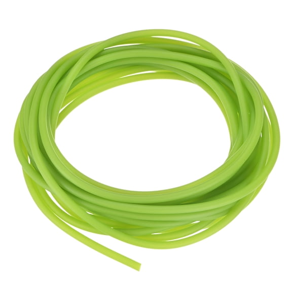 Uxcell 6 Meter Natural Latex Rubber Tubing, 1.6x3.2mm(IDxOD) Rubber Tube Hose, Green