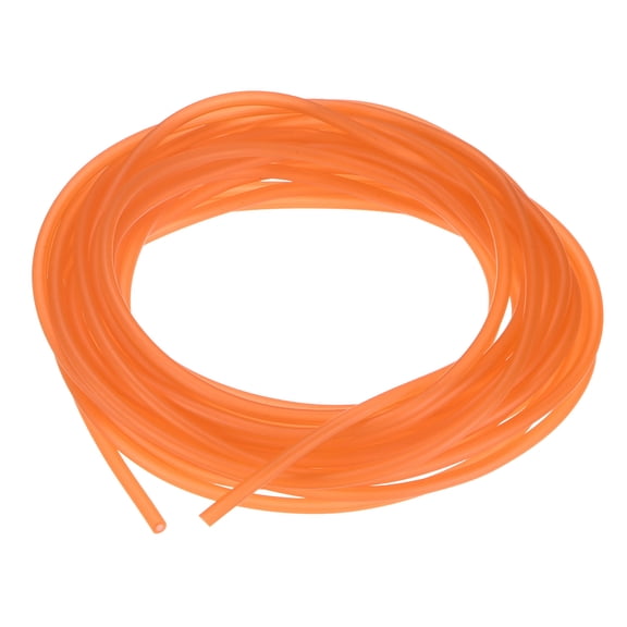 Uxcell 6 Meter Natural Latex Rubber Tubing, 1.6x3.2mm(IDxOD) Rubber Tube Hose, Orange