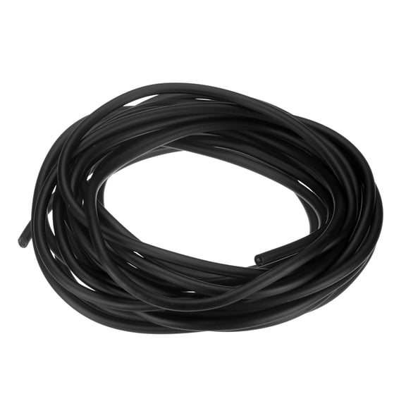 Uxcell 6 Meter Natural Latex Rubber Tubing, 1.7x4.5mm(IDxOD) Rubber Tube Hose, Black