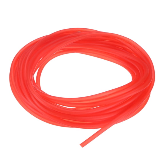 Uxcell 6 Meter Natural Latex Rubber Tubing, 2x4mm(IDxOD) Rubber Tube Hose, Red