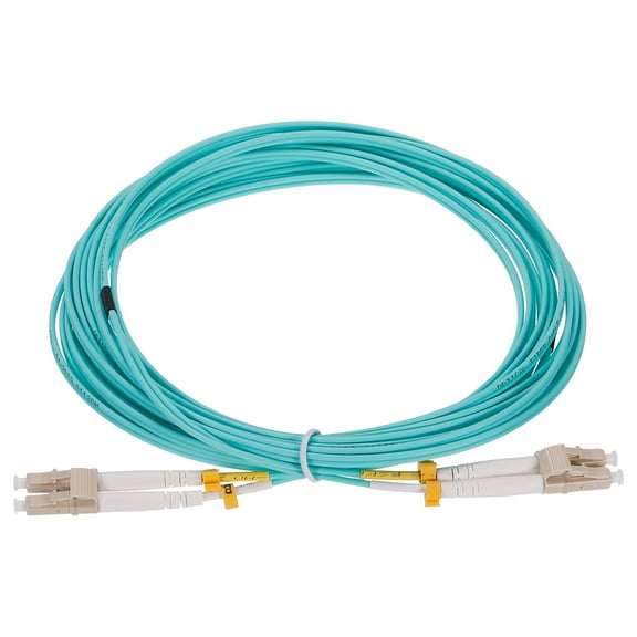 Uxcell 6 Meters 19.6Ft Fiber Patch Cable Multimode LC-LC OM4 LSZH Fiber Optic Jumper Green For Network Transceiver 1Pcs