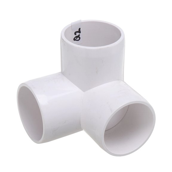 Uxcell 6 Pack 1 1/2" SCH40 Elbow Pipe Fitting, 3-Way Elbow Corner Side Outlet Tee Fitting, Furniture Grade Pipe Connectors for DIY Project, Pond Protection, Socket x Socket