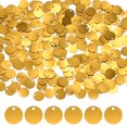 thumbnail image 1 of Uxcell 6-Pack 10 mm Flat Round Loose Sequins Paillettes for Crafts for DIY Projects/Sewing [Dark Gold], 1 of 6