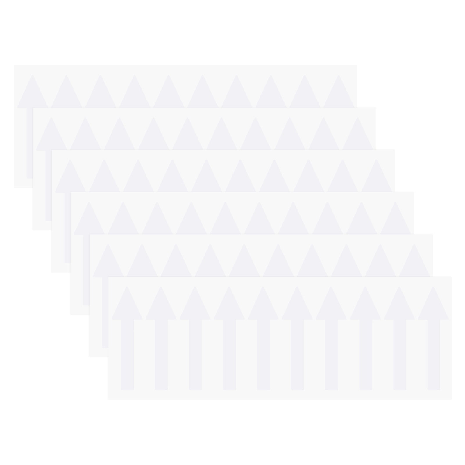 Uxcell 6-Pack 2 x 1 in Waterproof Adhesive Arrow Stickers for Wall ...
