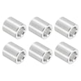 thumbnail image 1 of Uxcell 6 Pack Aluminum Spacer, 5/16" OD x 3/16" ID x 11/32" Length Unthreaded Screw Standoff Bushing, Plain Finish Round Metal Spacer for Screws, Bolts and Rods, Silver Tone, 1 of 6