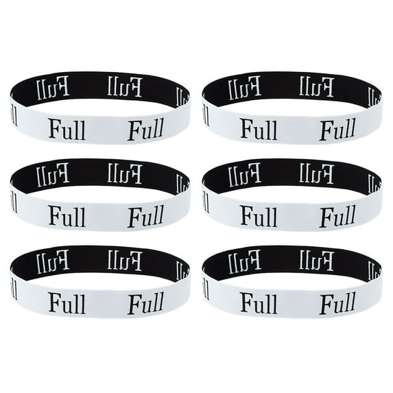 Uxcell 6 Pack Bed Sheet Organizer Bands 325x40mm Storage Bands, White (FULL)