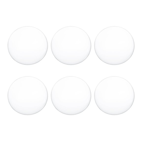 Uxcell 6 Pack Biconvex Lens, 5cm Dia. 15cm Focal Length Optical Lenses Magnifier Glass Double Convex for DIY Office Desk Home Science Experiment Telescope Lab Laser Optics