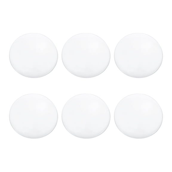 Uxcell 6 Pack Convex Lens, 5cm OD 30cm Focal Length Magnifier Lens Optical Lenses Magnifying Glass Flat Convex for DIY Crafts Office Home Science LED Spotlights Flashlights