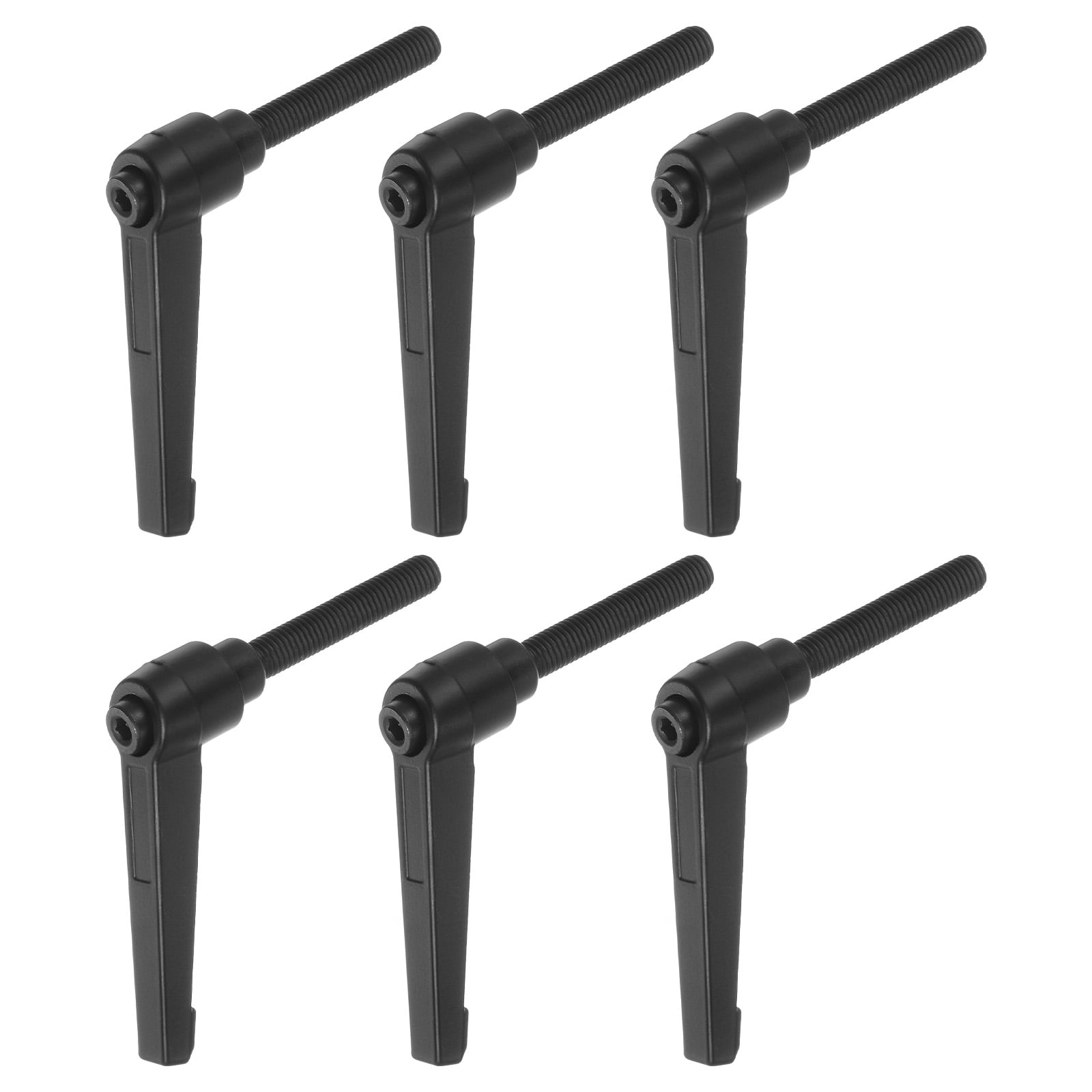 Uxcell 6 Pack M8 x 50mm Male Threaded Stud Adjustable Clamping Lever