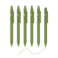 thumbnail image 1 of Uxcell 6 Pack Retractable Pens 0.5mm, Green Gel Ink Pens Retractable Ballpoint Pen Fine Point Smooth Writing Cute for Office Home Supplies Journaling, 1 of 6