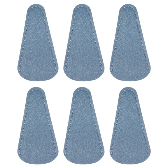 Uxcell 6 Pack Scissors Sheath, 2.9" x 1.5" Scissors Cover Protector PU Leather Portable Collect Bags, Blue